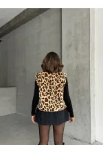 Plush Wholesale Vest - Leopard | TOPSHOW | F1833