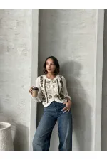 Chemise courte boutonnée en gros - Pierre | TOPSHOW | F0023