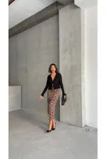 Jupe en gros - Vison noir | TOPSHOW | F1665