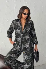 Topshow Embroidered Linen Wholesale Shirts - Black | F2009