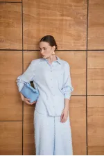 Jacquard Dukuma Shirt - Blue | F2019 - Topshow