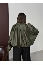 F 2035 SUNİ DERİ MONT - HAKİ