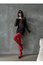 Sequin Wholesale Blouse - Black | TOPSHOW | F1612