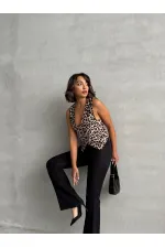 Toptan Yelek - Taş Siyah | TOPSHOW | F1699