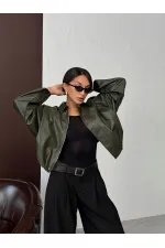 F 2035 SUNİ DERİ MONT - HAKİ