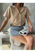 Chemise Topshow Stone Belt détaillée en gros