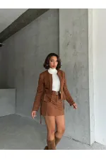 Kemerli Toptan Etek - Haki | TOPSHOW | F1801