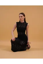 Zero Sleeve Lace Wholesale Blouse - Black | Topshow