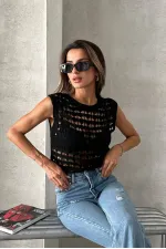 Triko Toptan Yelek - Siyah | TOPSHOW