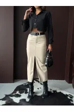 Jupes en cuir pierre Topshow en gros