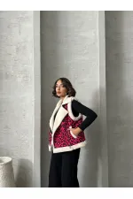 Peluş Toptan Yelek - Fujya Siyah | TOPSHOW | F1828