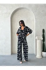 Nakışlı Gömlek - Siyah | Topshow | F1951