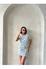 Dantel Bluz - Mavi | Topshow