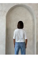 Wholesale T-Shirt with Pocket Detail - Yellow | Topshow