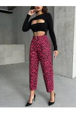 Desenli Toptan Pantolon - Fujya Siyah | TOPSHOW | F1788