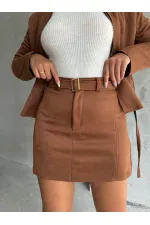 Kemerli Toptan Etek - Haki | TOPSHOW | F1801