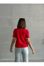 T-shirt Topshow Red Shepherd Stitched en gros