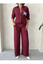 Pilise Wholesale Trousers - Claret Red | Topshow