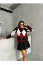 K- Triko Toptan Kazak - Bordo | TOPSHOW | K-172