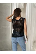 Triko Toptan Yelek - Siyah | TOPSHOW