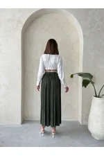 Uzun Etek Haki | Topshow | F1913