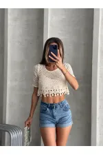 Topshow Raw Tasseled Raw Wholesale Blouse