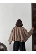 Topshow Scuba Suede Wholesale Jacket - Light Brown | F2017