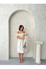 Topshow Mavi Gipeli Toptan Elbise