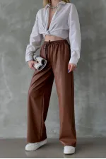 Toptan Deri Pantolon - Bej | TOPSHOW | F1571