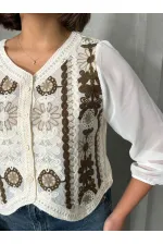 Chemise courte boutonnée en gros - Pierre | TOPSHOW | F0023