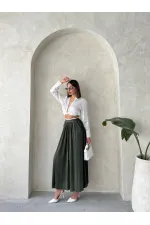 Uzun Etek Haki | Topshow | F1913