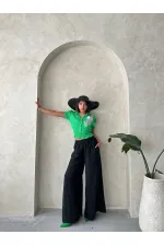 Chemise en lin à fleurs et poitrine de cacahuète Topshow en gros