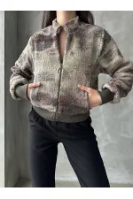 Manteau en peluche à motifs en gros - Camouflage | TOPSHOW | F1129