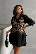 Toptan Yelek - Vizon Siyah | TOPSHOW | F1699