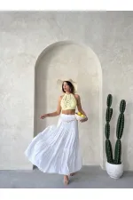 Topshow Sarı Dantel Toptan Büstiyer