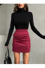 Cepli Toptan Etek - Bordo | TOPSHOW | F1572