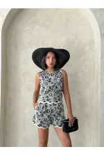 Dantel Şort - Siyah | Topshow