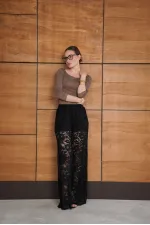 Brode Pantolon - Siyah | D2967 - Topshow