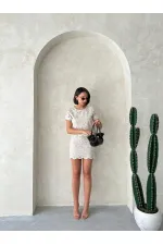 Dantel Bluz - Taş | Topshow