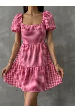 Topshow Red Pitikare Wholesale Dress