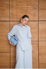 Jacquard Dukuma Shirt - Blue | F2019 - Topshow