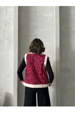 Peluş Toptan Yelek - Fujya Siyah | TOPSHOW | F1828