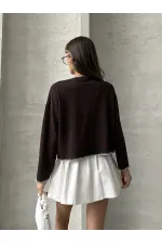 Shepherd's Stitched Knitwear Wholesale Blouse - Claret Red | TOPSHOW | F1652