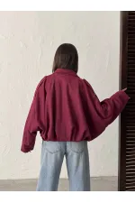 Topshow Scuba Süet Mont - Bordo | F2017