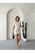 Dantel Bluz - Taş | Topshow