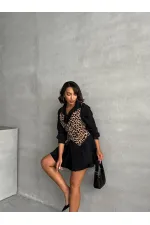 Toptan Yelek - Vizon Siyah | TOPSHOW | F1699