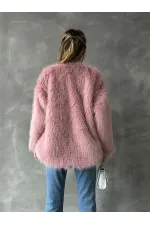 Peluş Toptan Kaban - Pudra | TOPSHOW | F1608