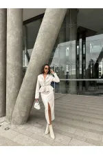 Süet Toptan Etek - Taş | TOPSHOW | F1761