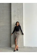 Jupe en gros - Noir pierre | TOPSHOW | F1665