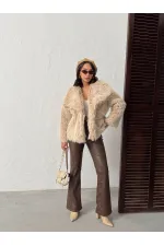 Manteaux en fausse fourrure pour femmes en gros – Vêtements d'extérieur d'hiver moelleux, doux et élégants - STONE